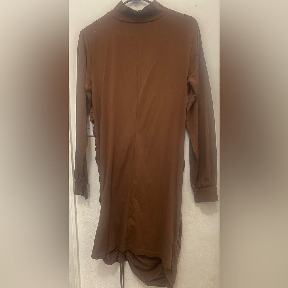 ‼️Brown mock neck dress‼️ - Picture 5 of 7